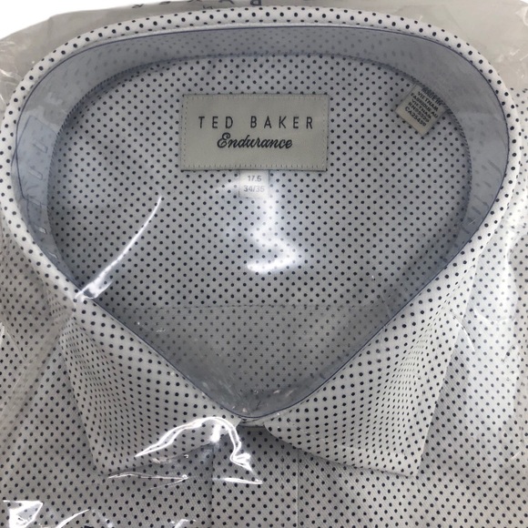 Ted Baker Dress Shirt Endurance 17.5 Slim Fit - Picture 8 of 10